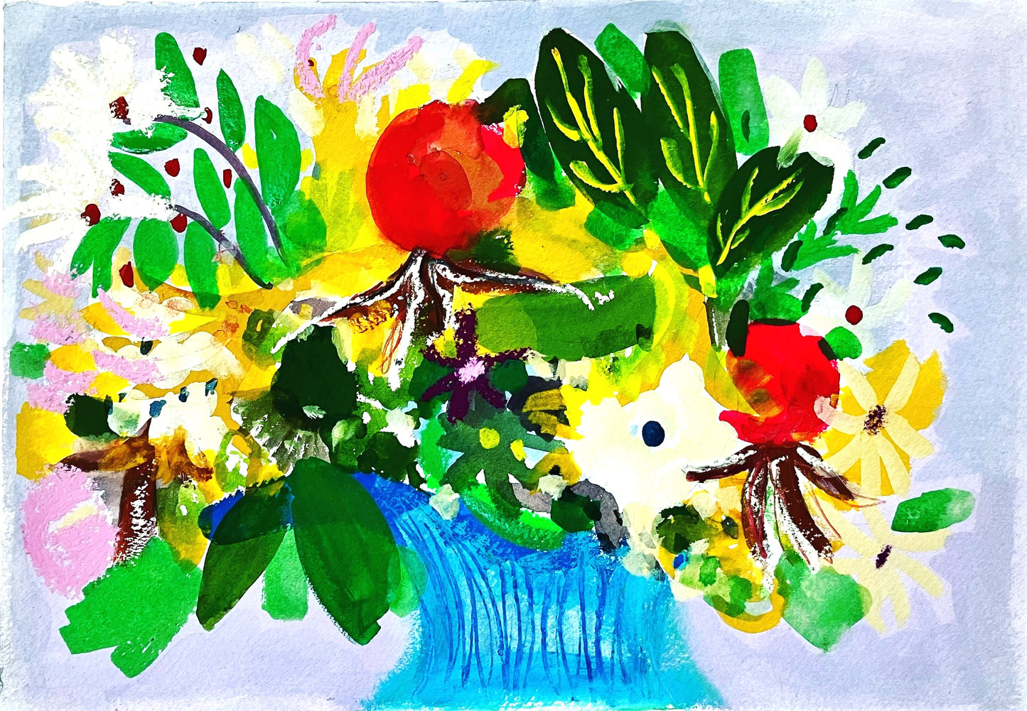 'Rosehip and Olive' Greeting Card