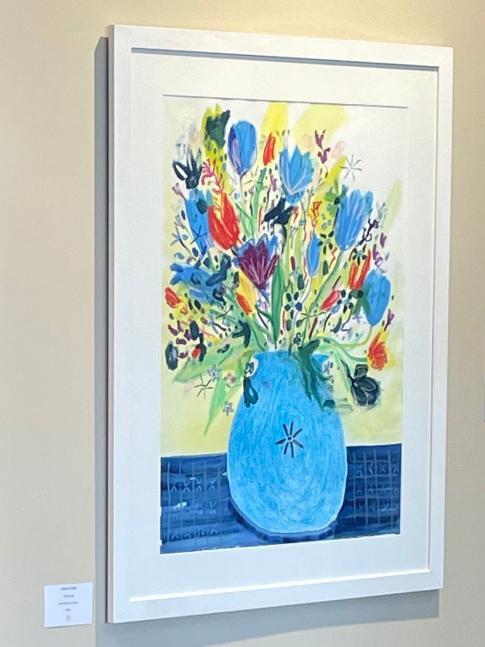 Watching - 97cm x 79cm. Framed