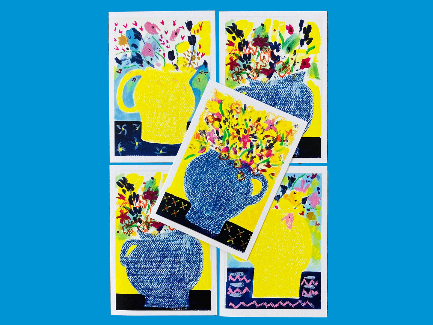 Pack of 5 Art Postcards