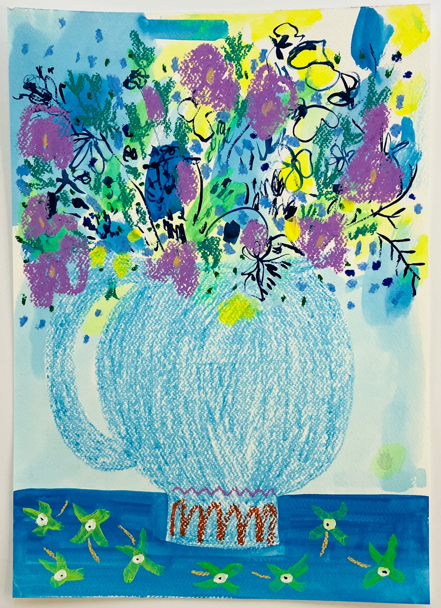 Spring Colours II - Framed 54cm x 42cm