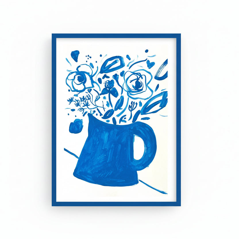 Cerulean blue roses II - LIMITED Edition – Emily Stirk