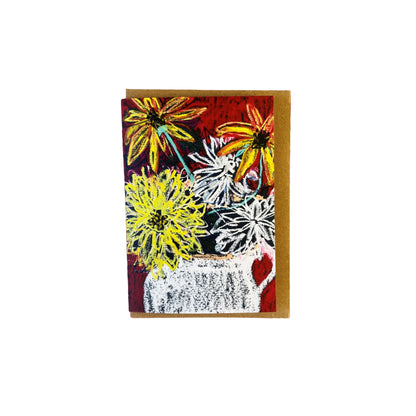 X1 A6 Card - Dahlia Design