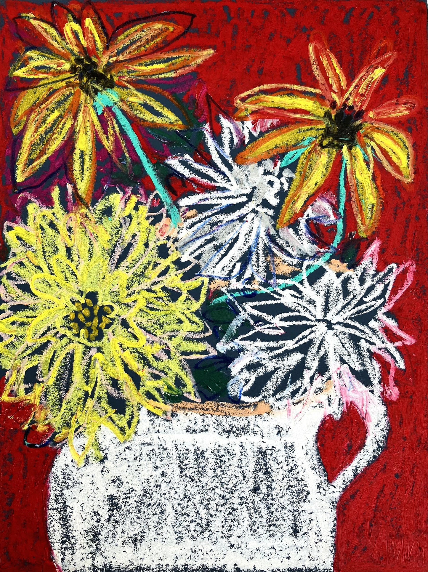Dahlias Deep Red III