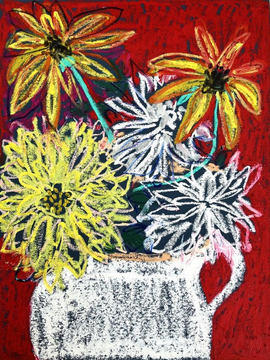 Dahlias Deep Red III