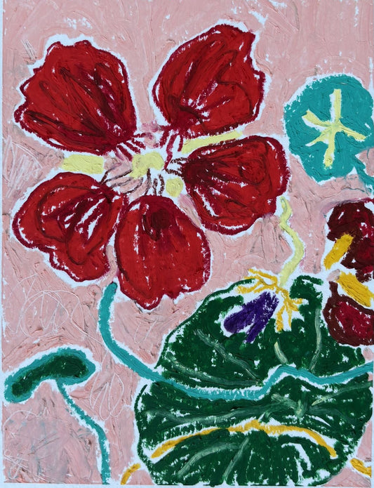 Nasturtiums II - 20cm x 15cm