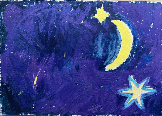 Night Sky 15cm x21cm