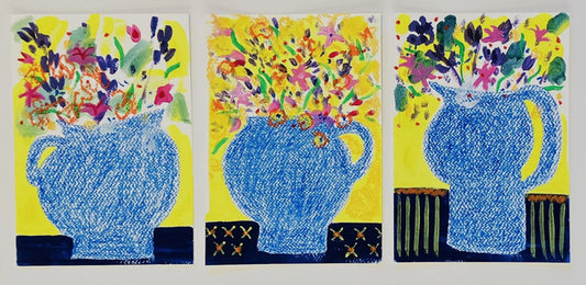 Together - 31cm x 58cm. Framed