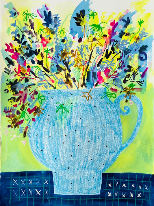 Wishing - 97cm x 79cm. Framed